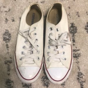 low top white converse